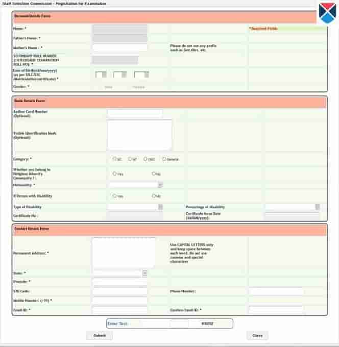 Ssc cgl online application form 2019-2020